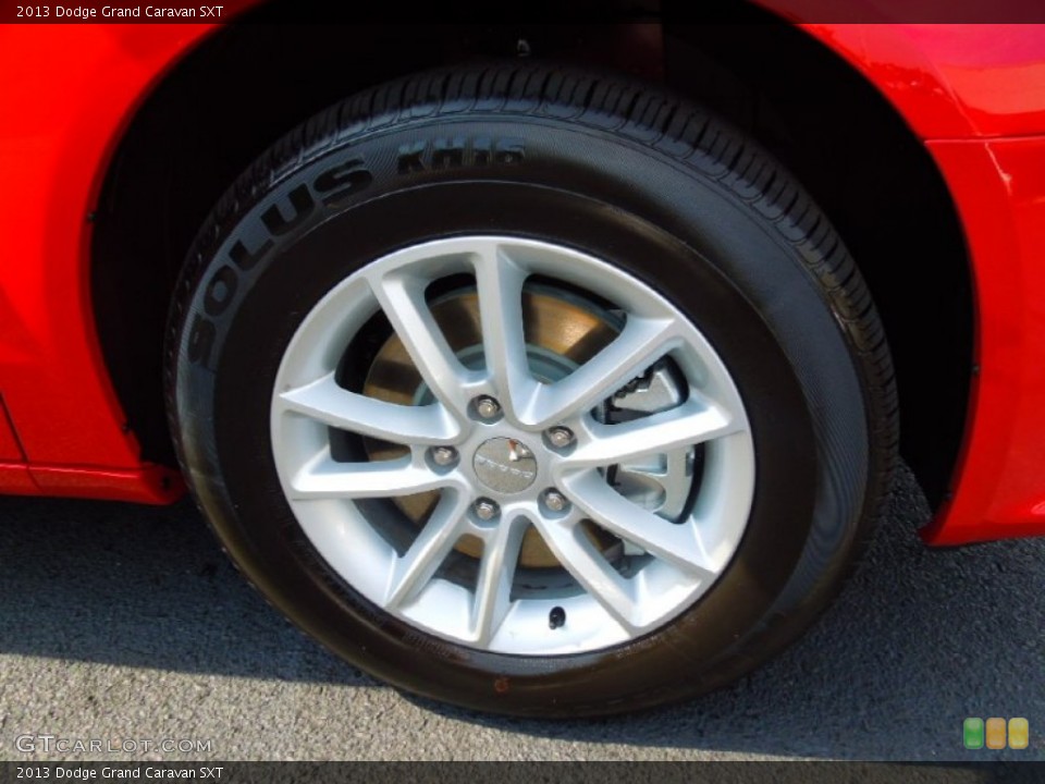 2013 Dodge Grand Caravan SXT Wheel and Tire Photo #71497270