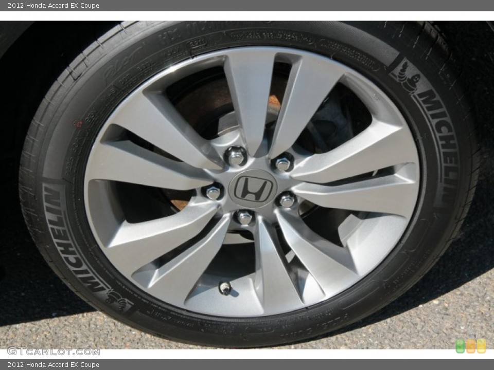 2012 Honda Accord EX Coupe Wheel and Tire Photo #71498539