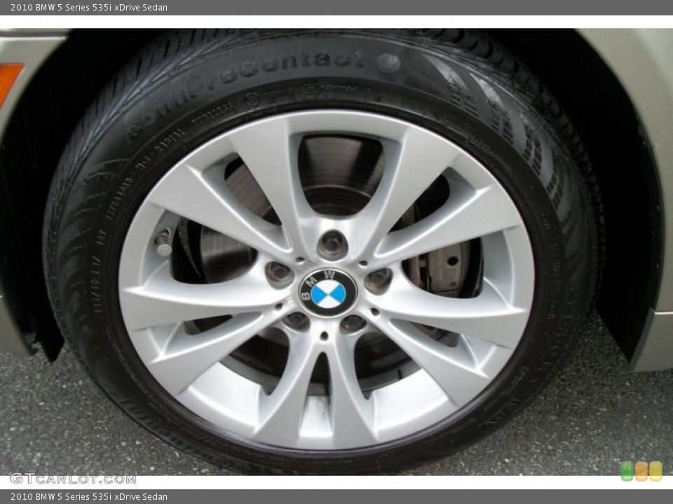 2010 BMW 5 Series 535i xDrive Sedan Wheel and Tire Photo #71507324