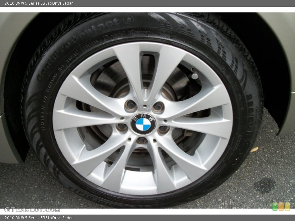 2010 BMW 5 Series 535i xDrive Sedan Wheel and Tire Photo #71507333