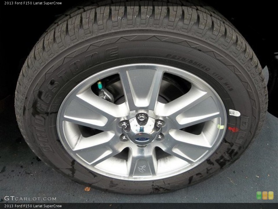 2013 Ford F150 Lariat SuperCrew Wheel and Tire Photo #71510492