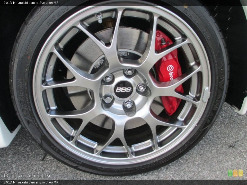 2013 Mitsubishi Lancer Evolution MR Wheel and Tire Photo #71510675