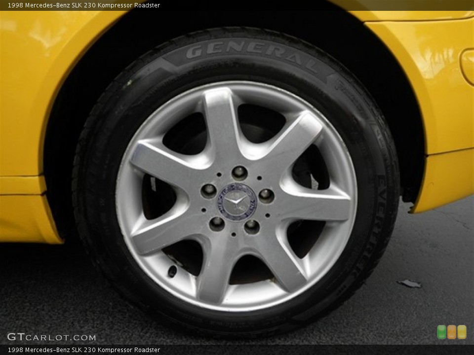 1998 Mercedes-Benz SLK 230 Kompressor Roadster Wheel and Tire Photo #71513513