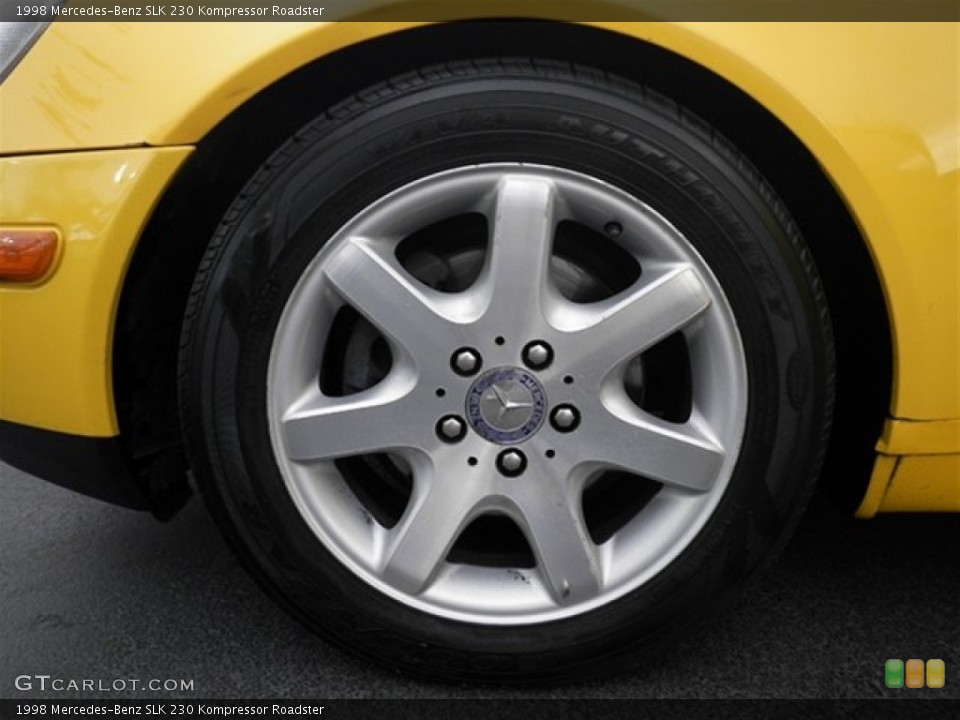 1998 Mercedes-Benz SLK 230 Kompressor Roadster Wheel and Tire Photo #71513522