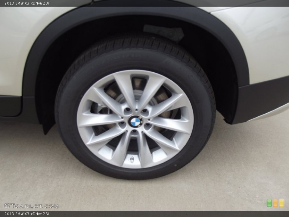 2013 BMW X3 xDrive 28i Wheel and Tire Photo #71514339