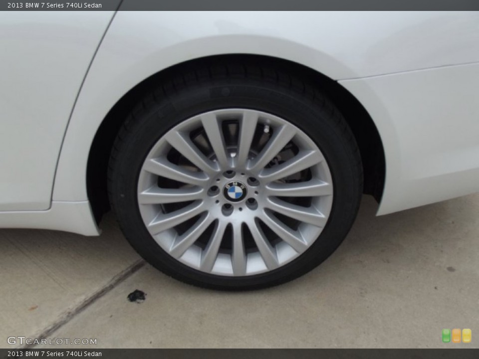 2013 BMW 7 Series 740Li Sedan Wheel and Tire Photo #71514488