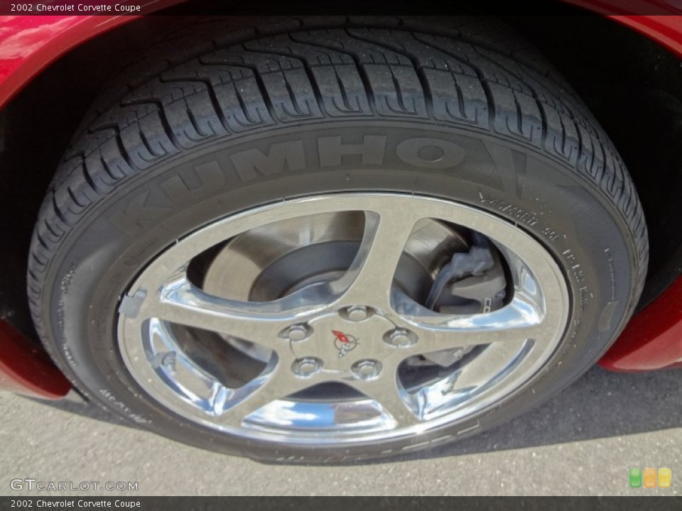2002 Chevrolet Corvette Coupe Wheel and Tire Photo #71520152