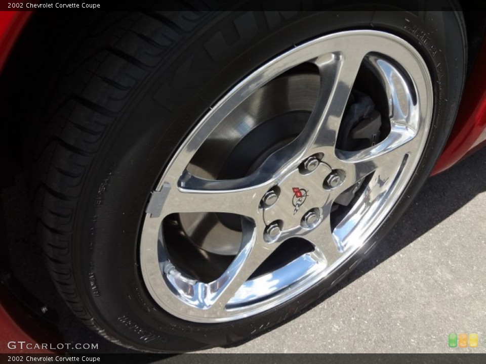 2002 Chevrolet Corvette Coupe Wheel and Tire Photo #71520161