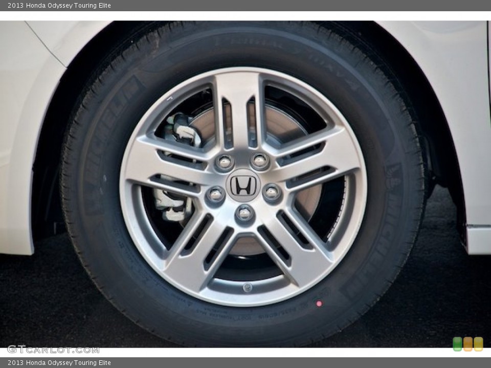 2013 Honda Odyssey Touring Elite Wheel and Tire Photo #71528572