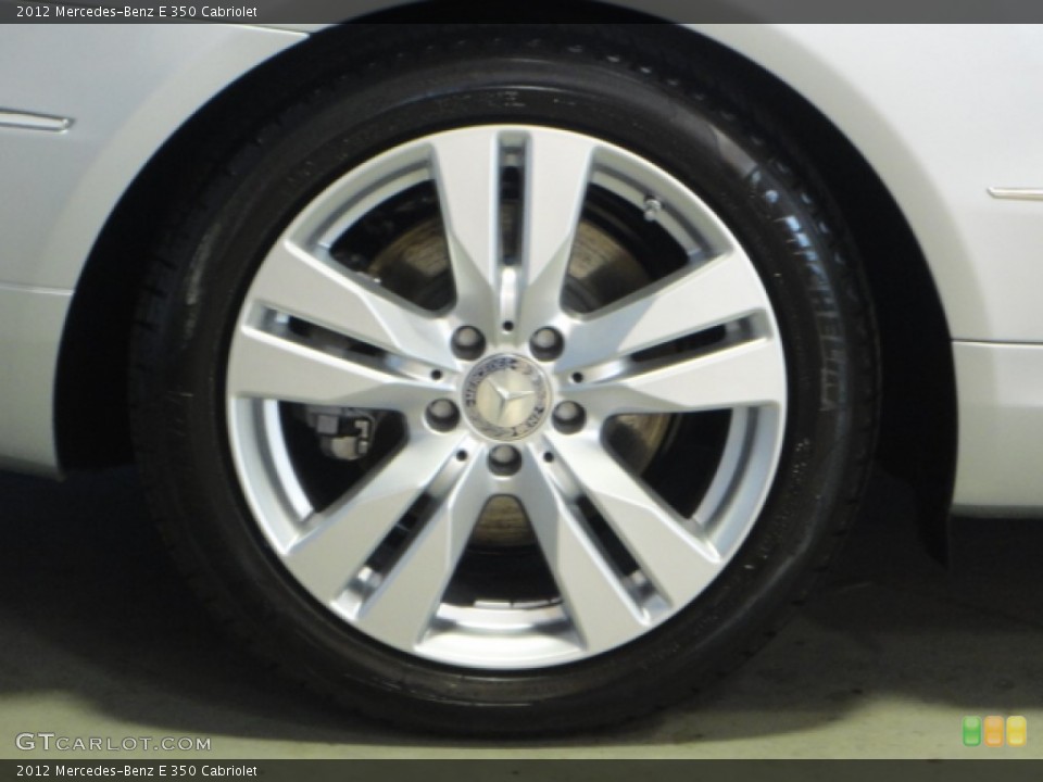 2012 Mercedes-Benz E 350 Cabriolet Wheel and Tire Photo #71529346