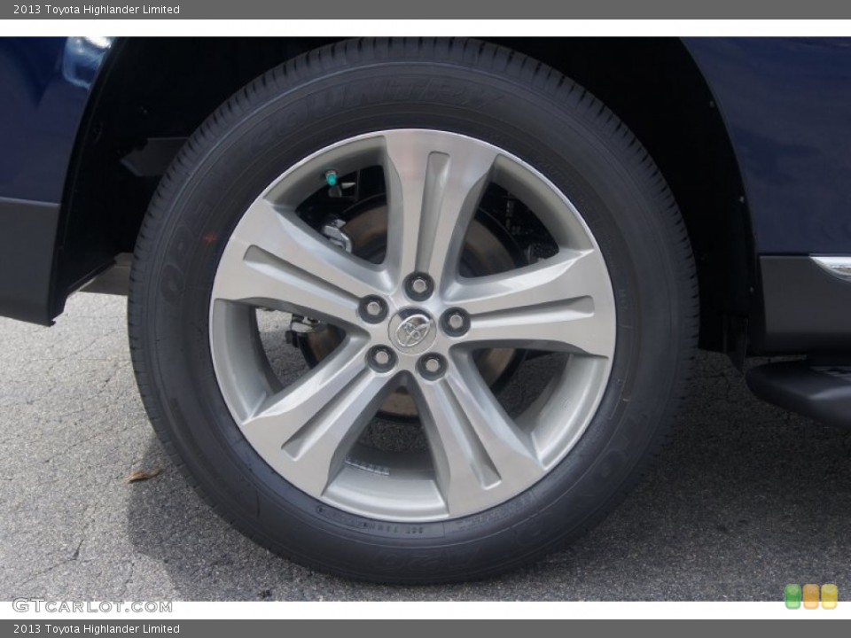 2013 Toyota Highlander Limited Wheel and Tire Photo #71536783