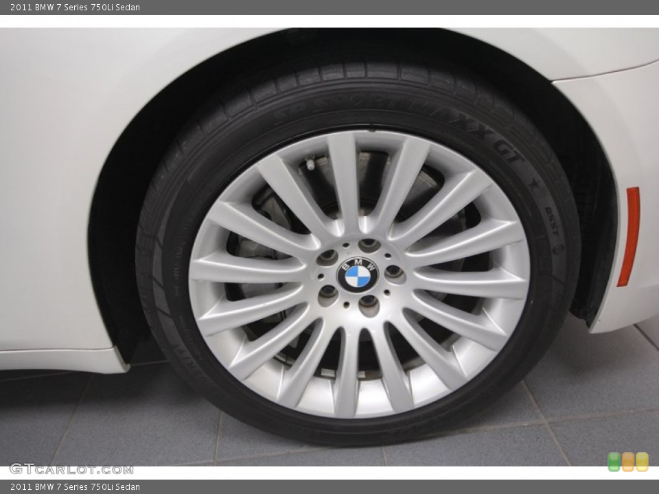 2011 BMW 7 Series 750Li Sedan Wheel and Tire Photo #71539570