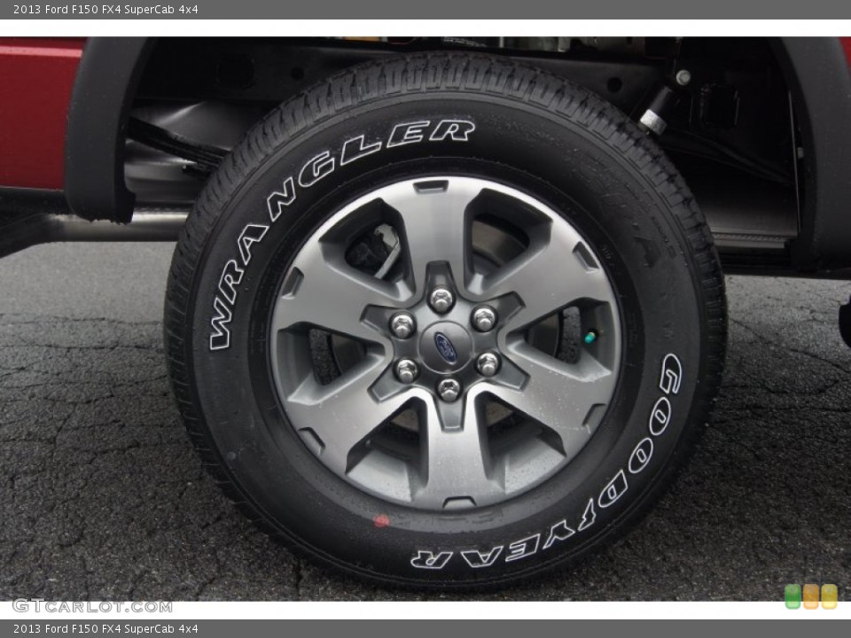 2013 Ford F150 FX4 SuperCab 4x4 Wheel and Tire Photo #71540134