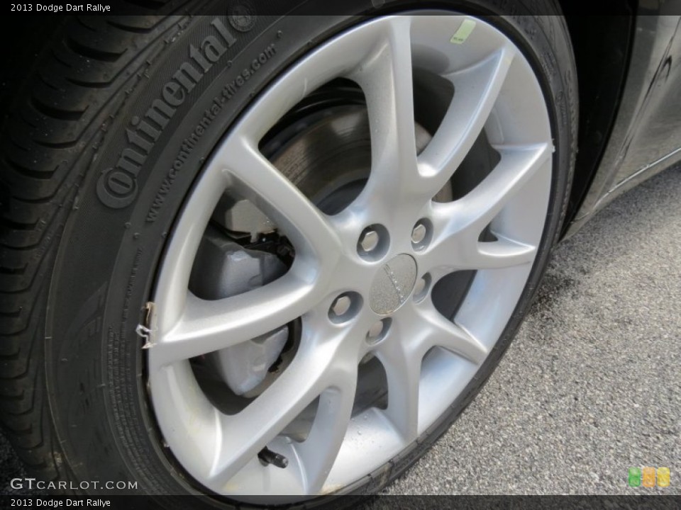 2013 Dodge Dart Rallye Wheel and Tire Photo #71543737