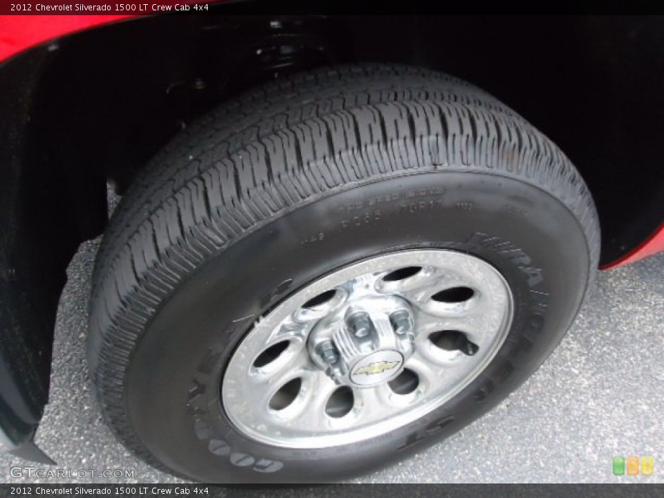 2012 Chevrolet Silverado 1500 LT Crew Cab 4x4 Wheel and Tire Photo #71545282