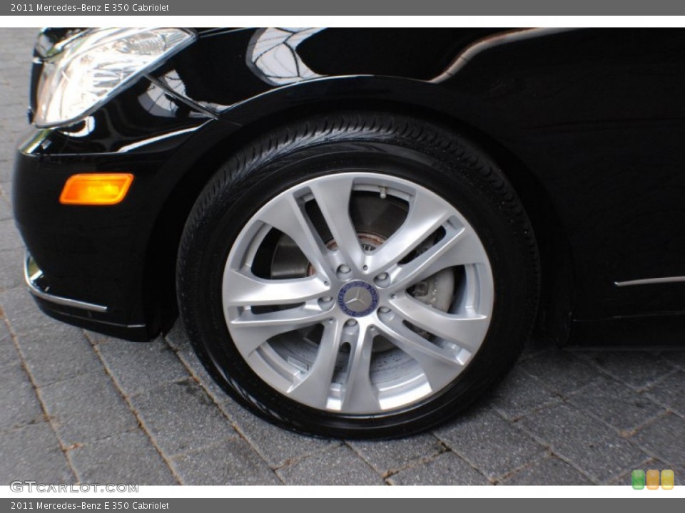 2011 Mercedes-Benz E 350 Cabriolet Wheel and Tire Photo #71549776