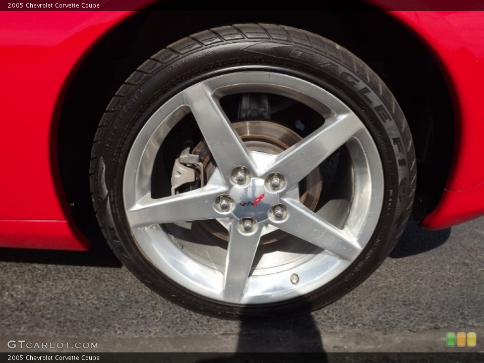 2005 Chevrolet Corvette Coupe Wheel and Tire Photo #71556460