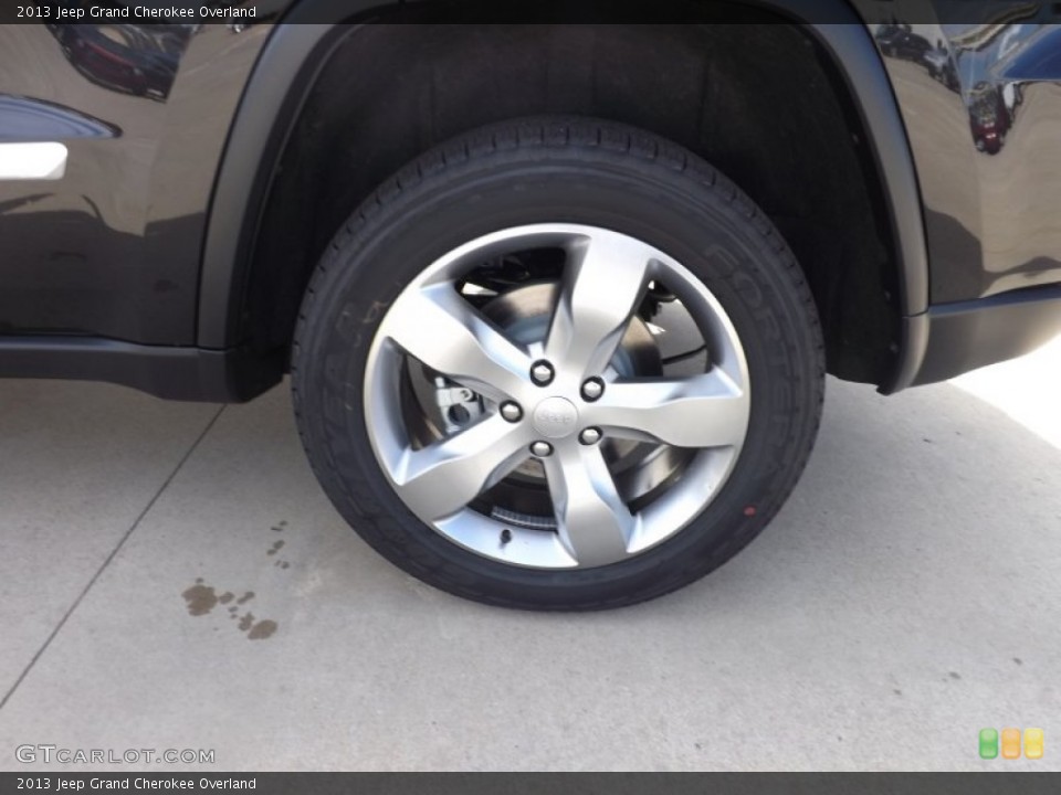 2013 Jeep Grand Cherokee Overland Wheel and Tire Photo #71556907