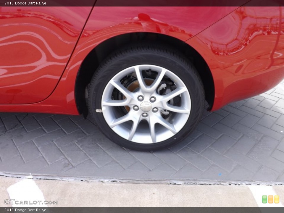 2013 Dodge Dart Rallye Wheel and Tire Photo #71557072