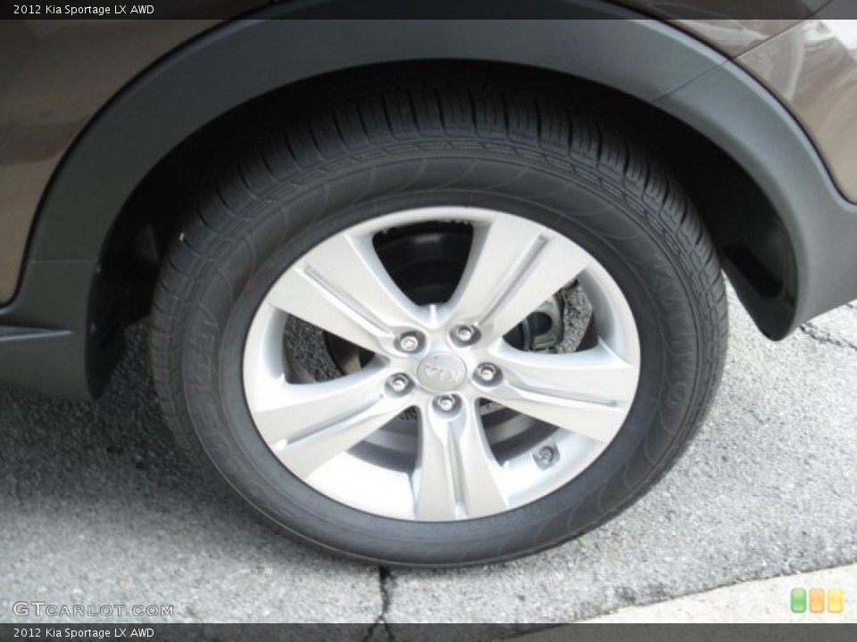 2012 Kia Sportage LX AWD Wheel and Tire Photo #71561433