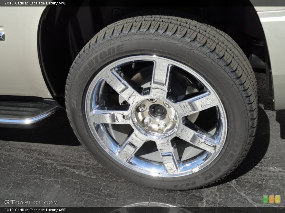 2013 Cadillac Escalade Luxury AWD Wheel and Tire Photo #71568259