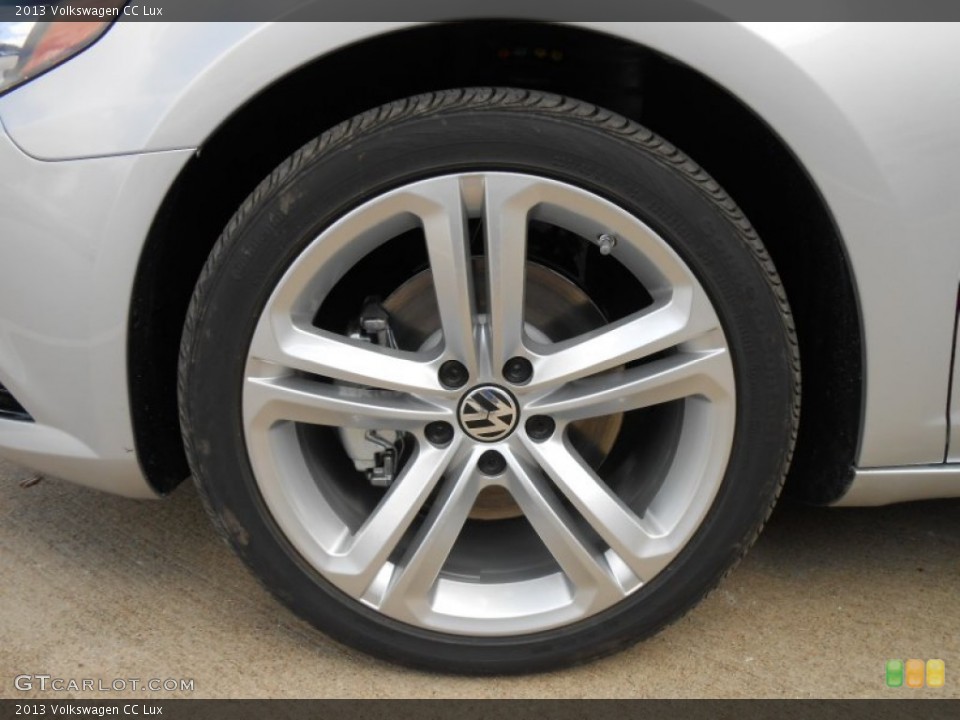 2013 Volkswagen CC Lux Wheel and Tire Photo #71570698