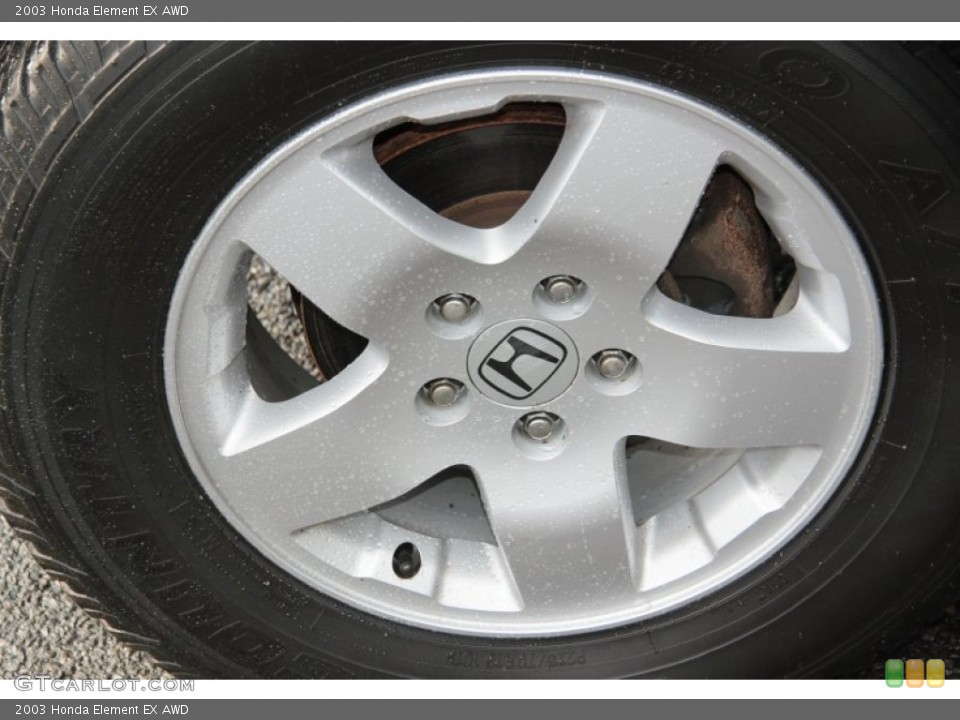2003 Honda Element EX AWD Wheel and Tire Photo #71571286