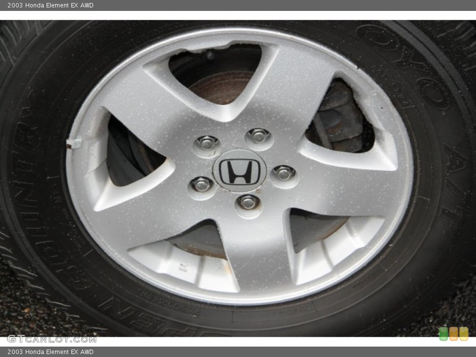 2003 Honda Element EX AWD Wheel and Tire Photo #71571292