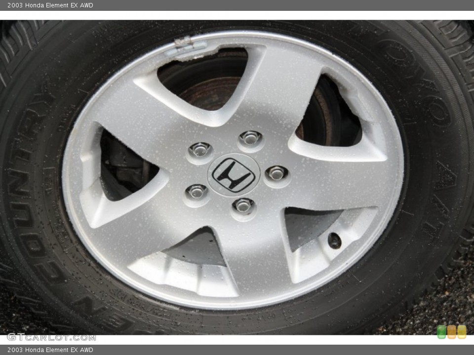 2003 Honda Element EX AWD Wheel and Tire Photo #71571301