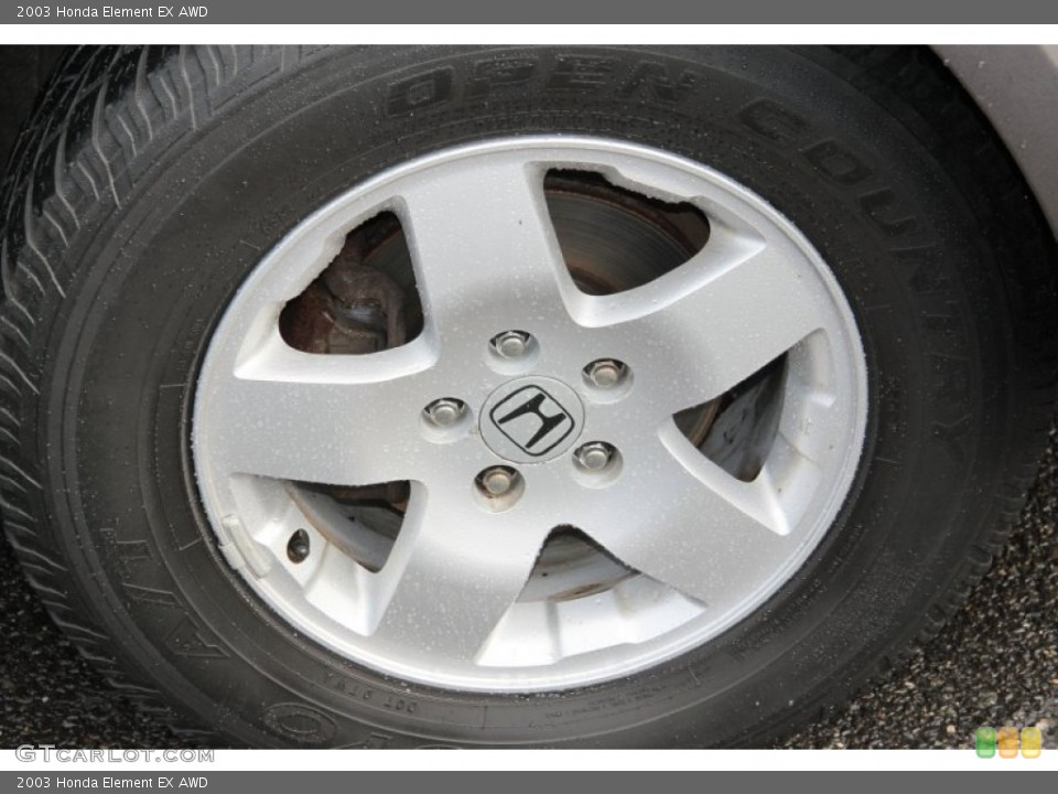 2003 Honda Element EX AWD Wheel and Tire Photo #71571313