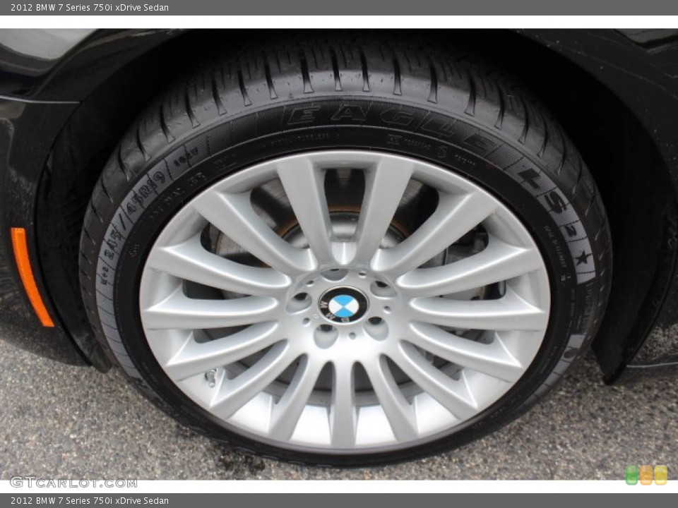 2012 BMW 7 Series 750i xDrive Sedan Wheel and Tire Photo #71575357
