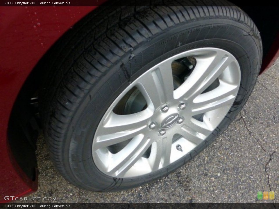 2013 Chrysler 200 Touring Convertible Wheel and Tire Photo #71578343