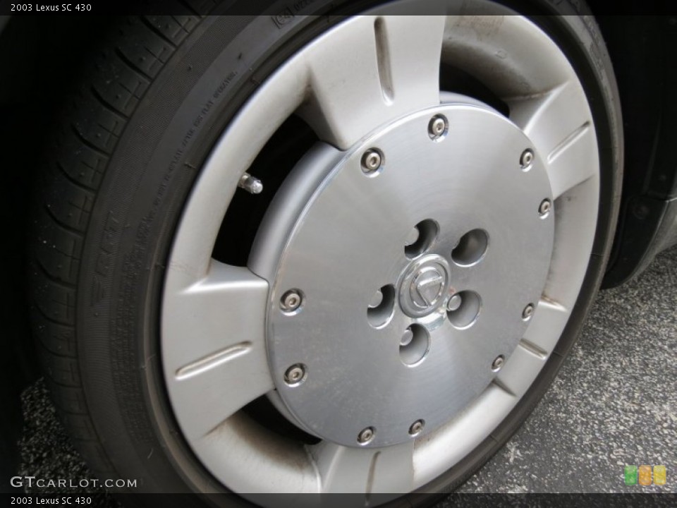 2003 Lexus SC 430 Wheel and Tire Photo #71581808