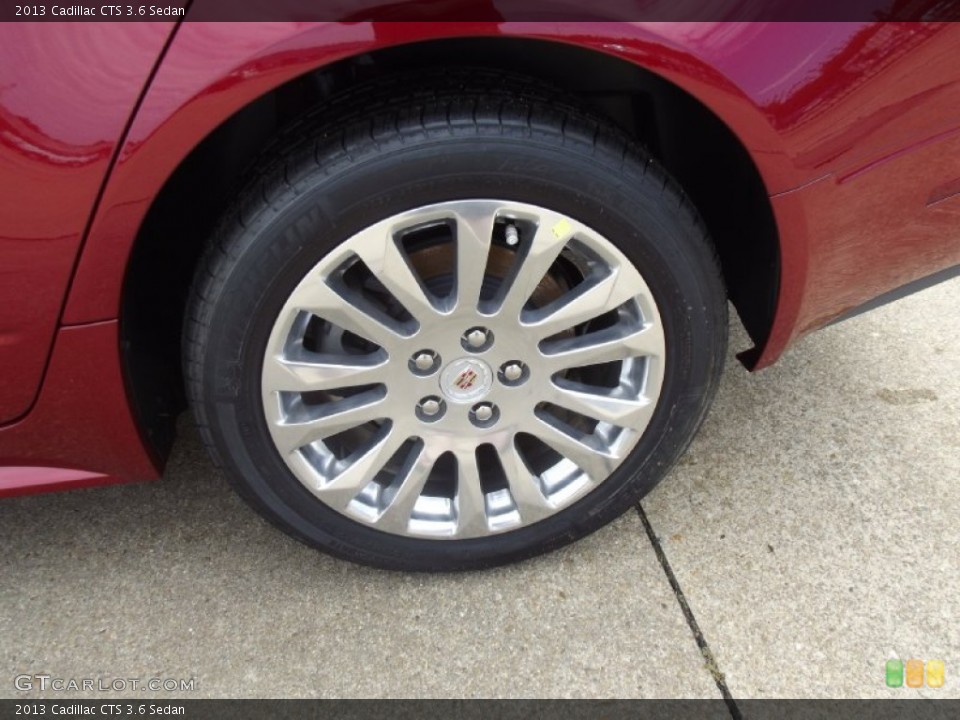 2013 Cadillac CTS 3.6 Sedan Wheel and Tire Photo #71582437