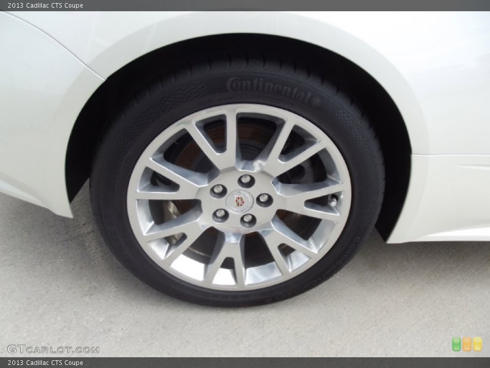 2013 Cadillac CTS Coupe Wheel and Tire Photo #71583047