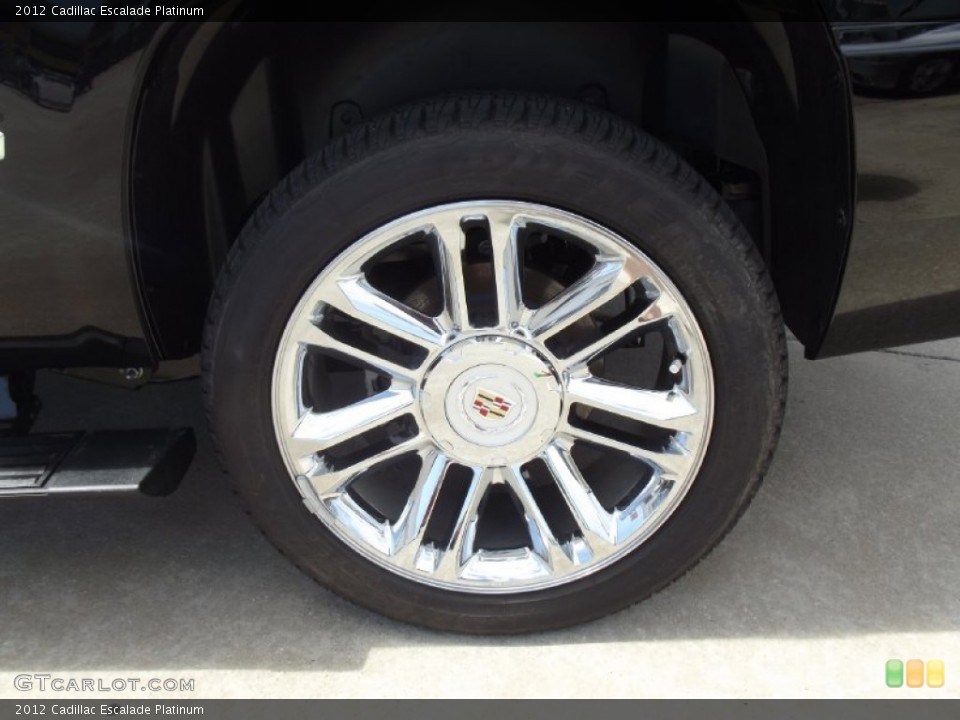2012 Cadillac Escalade Platinum Wheel and Tire Photo #71583191