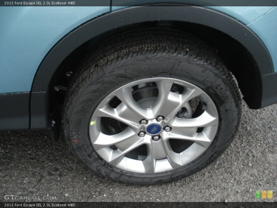2013 Ford Escape SEL 2.0L EcoBoost 4WD Wheel and Tire Photo #71584692