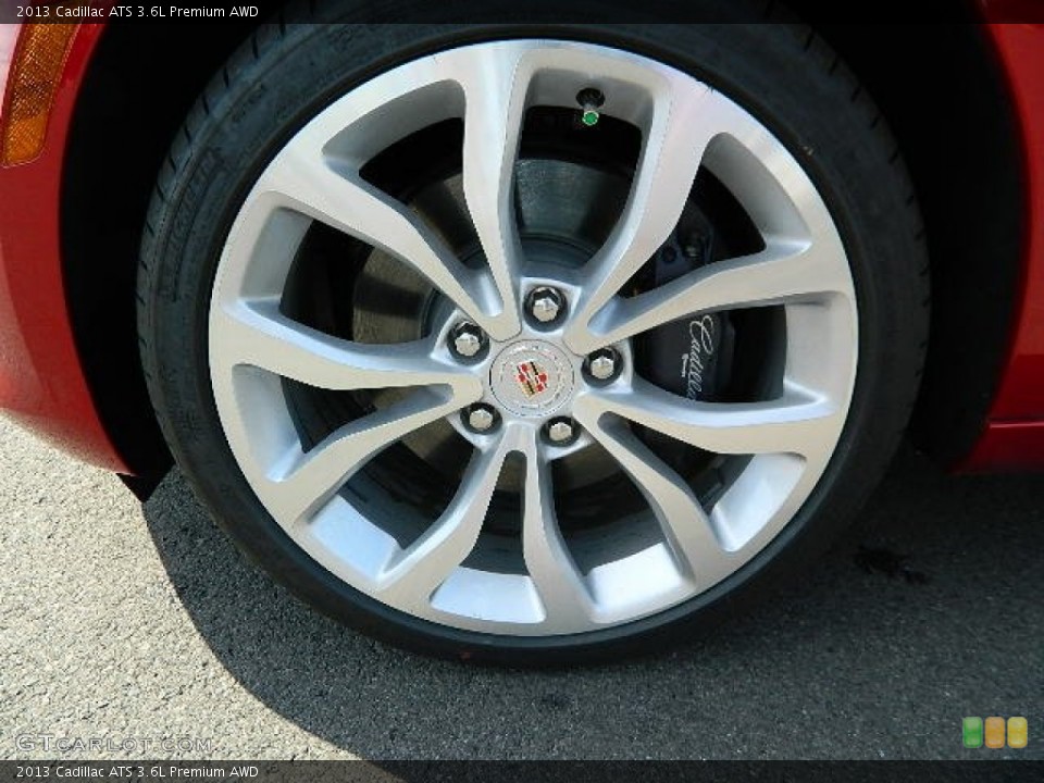 2013 Cadillac ATS 3.6L Premium AWD Wheel and Tire Photo #71586321