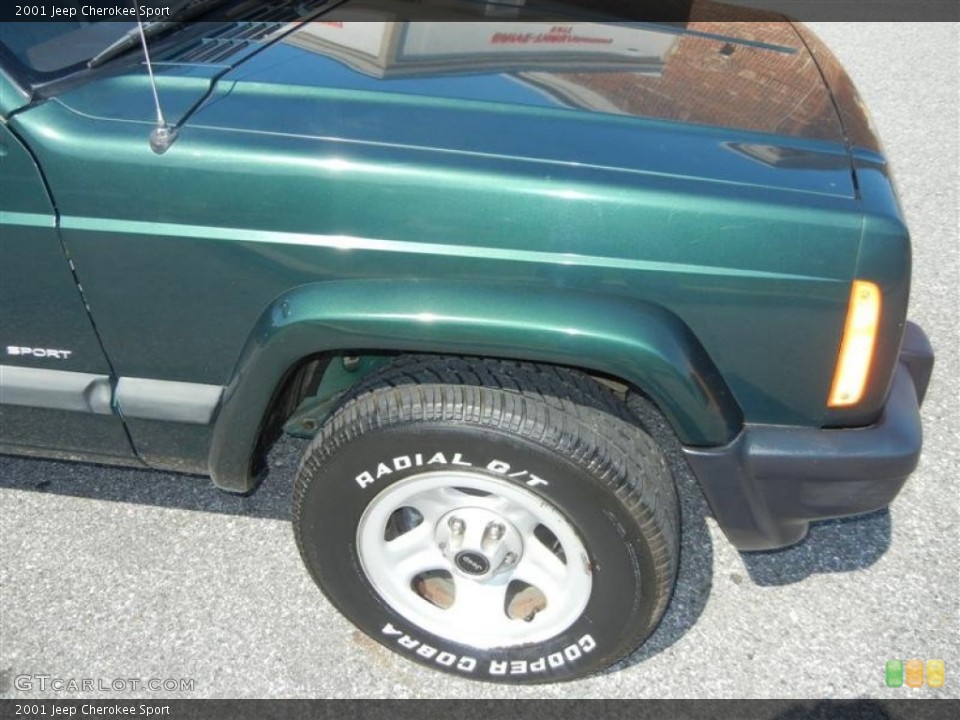 2001 Jeep Cherokee Sport Wheel and Tire Photo #71587092