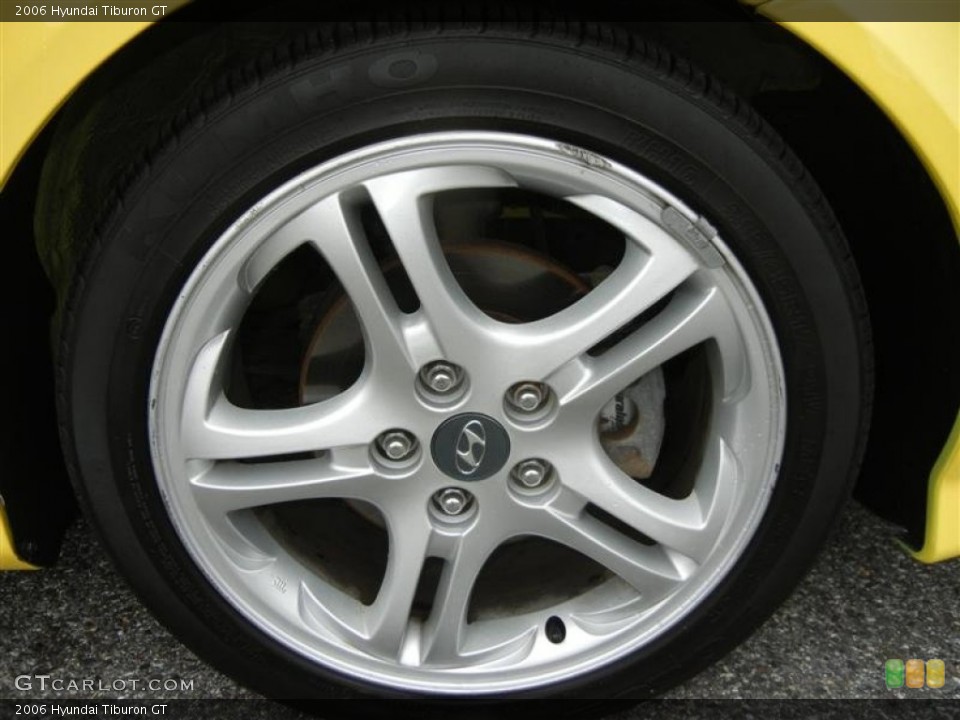 2006 Hyundai Tiburon GT Wheel and Tire Photo #71588085