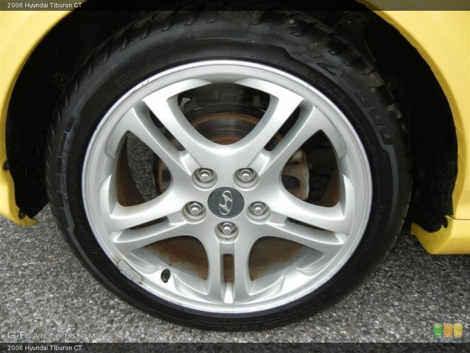 2006 Hyundai Tiburon GT Wheel and Tire Photo #71588097