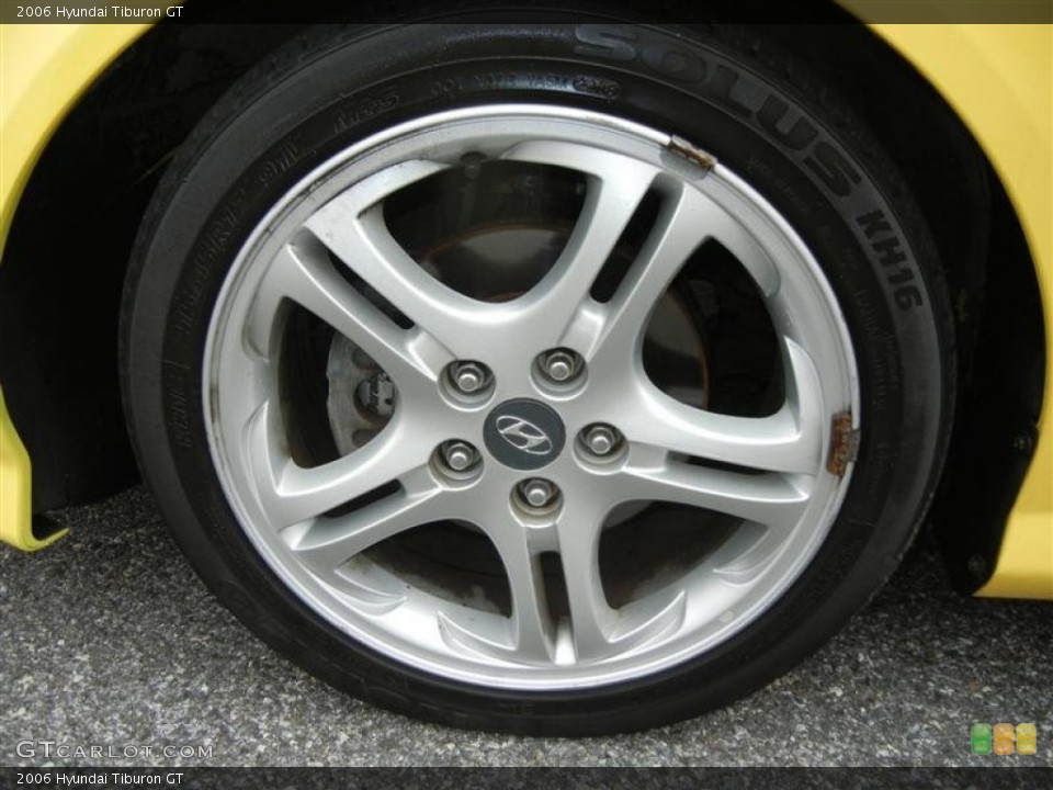 2006 Hyundai Tiburon GT Wheel and Tire Photo #71588115