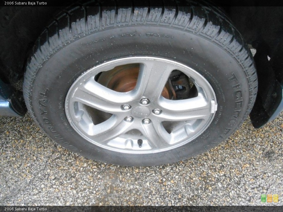2006 Subaru Baja Turbo Wheel and Tire Photo #71589483