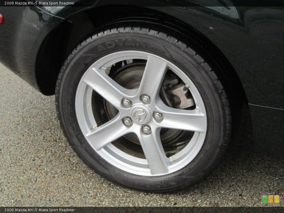 2008 Mazda MX-5 Miata Sport Roadster Wheel and Tire Photo #71599630