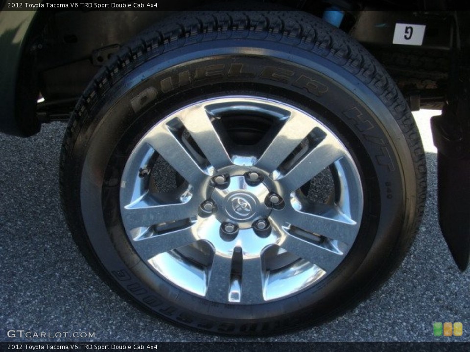 2012 Toyota Tacoma V6 TRD Sport Double Cab 4x4 Wheel and Tire Photo #71600316