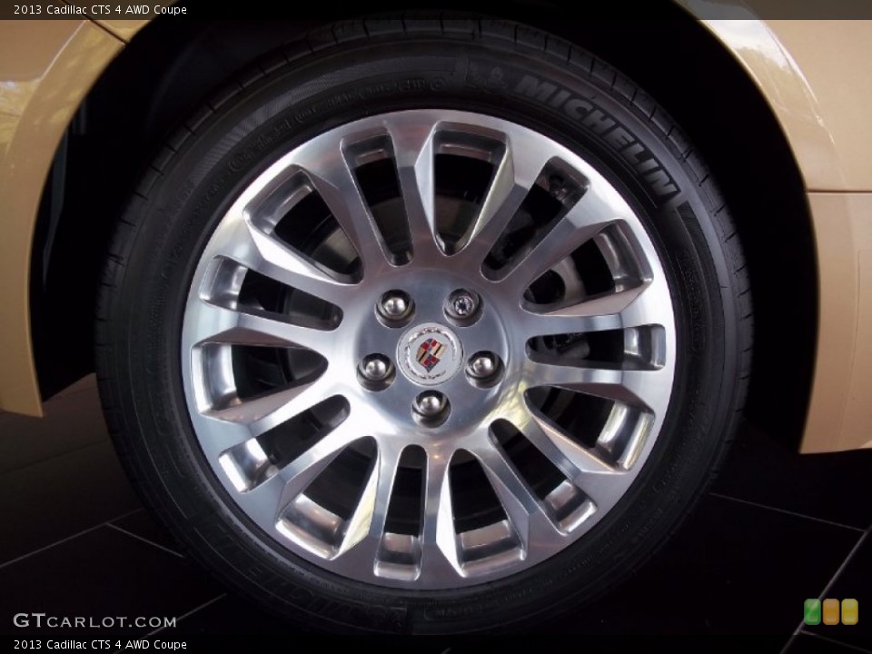 2013 Cadillac CTS 4 AWD Coupe Wheel and Tire Photo #71606358