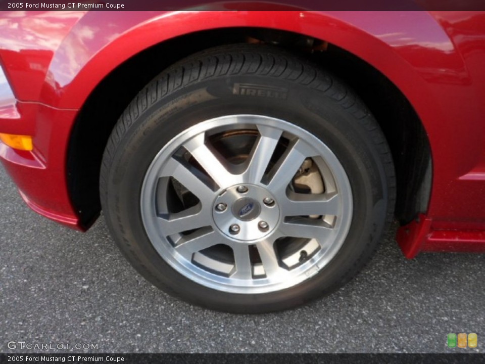 2005 Ford Mustang GT Premium Coupe Wheel and Tire Photo #71606724