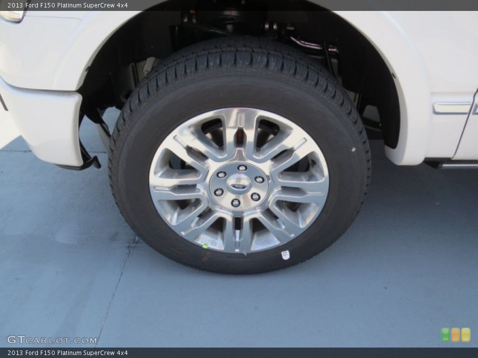 2013 Ford F150 Platinum SuperCrew 4x4 Wheel and Tire Photo #71611218