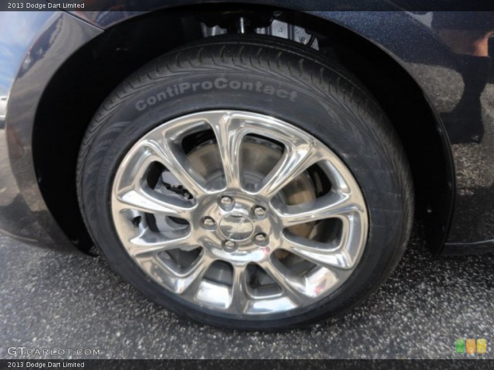 2013 Dodge Dart Limited Wheel and Tire Photo #71616251