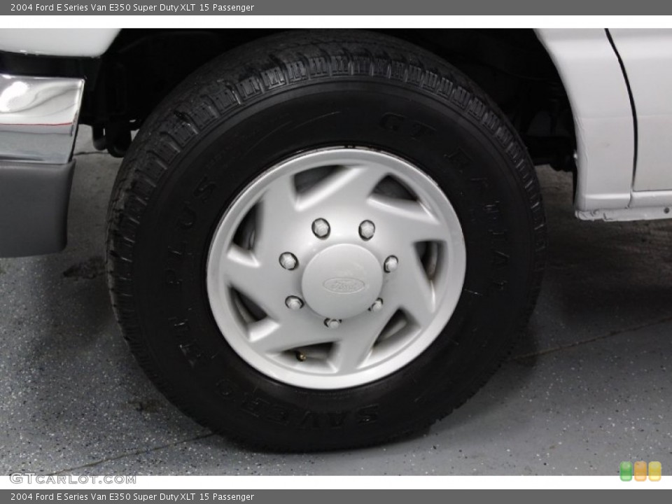 2004 Ford E Series Van E350 Super Duty XLT 15 Passenger Wheel and Tire Photo #71621593